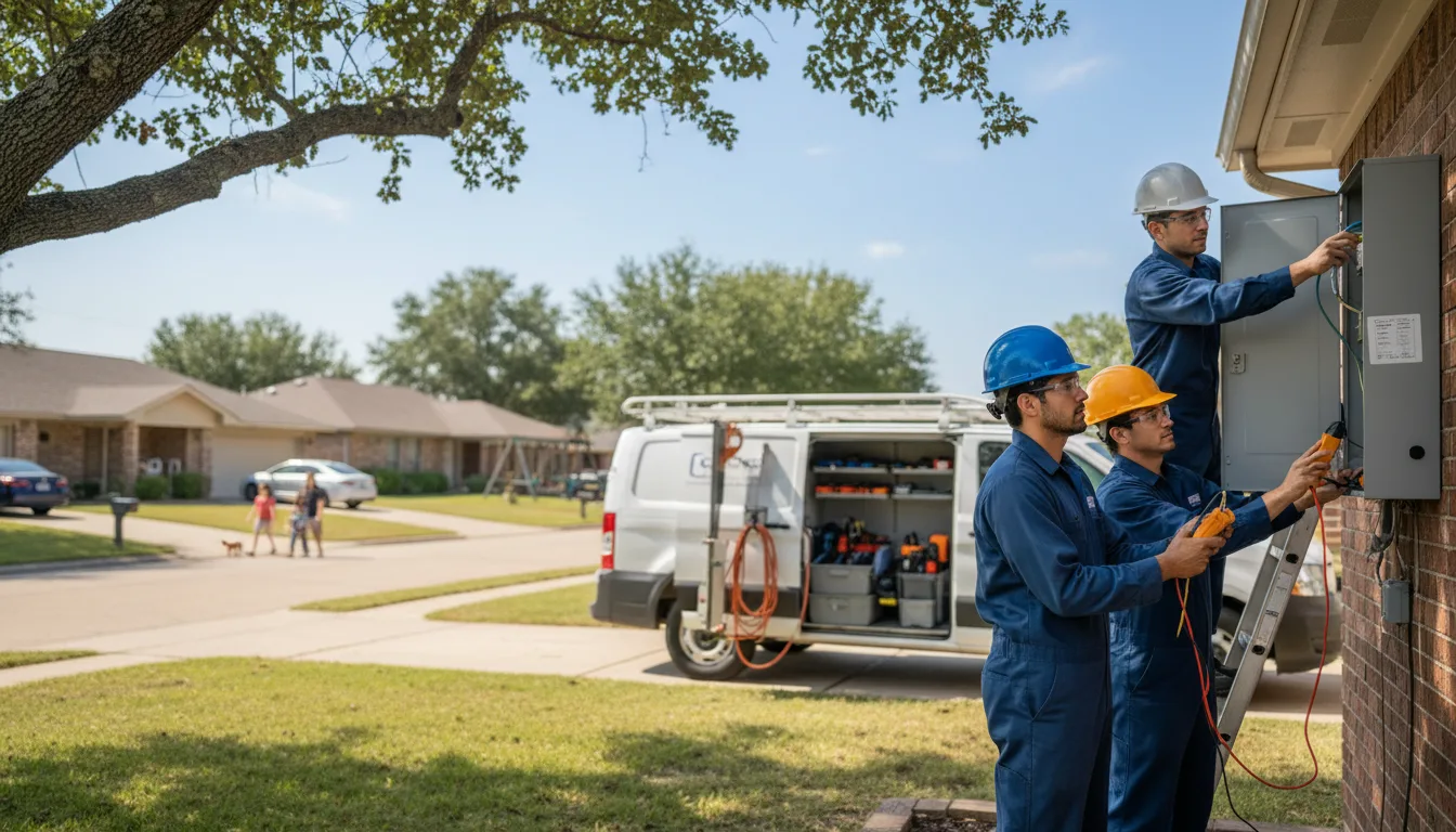 Emergency electrical repair services provided by licensed electricians in Nebraska
